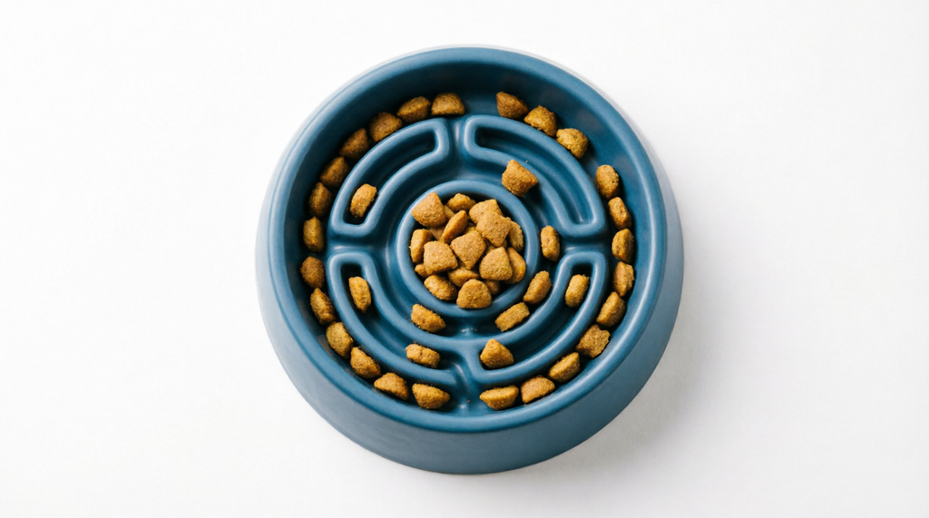 Pawpellea puzzle slow feeder bowl for small and medium dogs